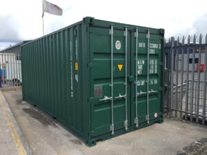 shipping container for storage